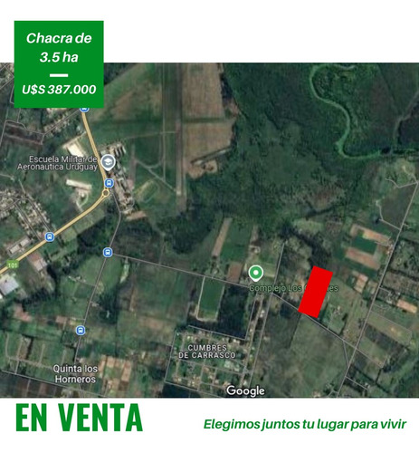 Chacra De 3.5 Ha En Plena Zona De Crecimiento Inmobiliario