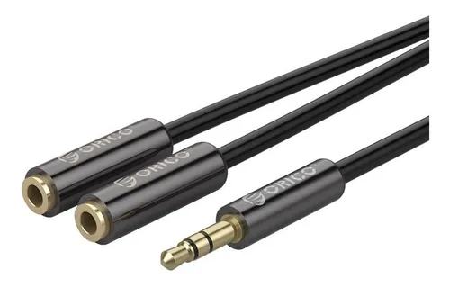 comprar Cable Splitter Escucha Audio Con 2 Audífonos 3.5mm Trs Orico