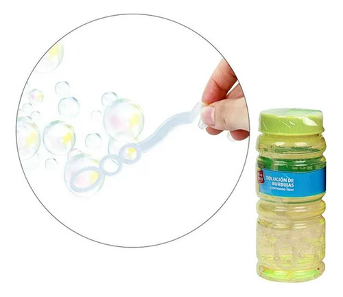 Solucion Burbujas 8 Frasco De 118ml Juguete Burbujero