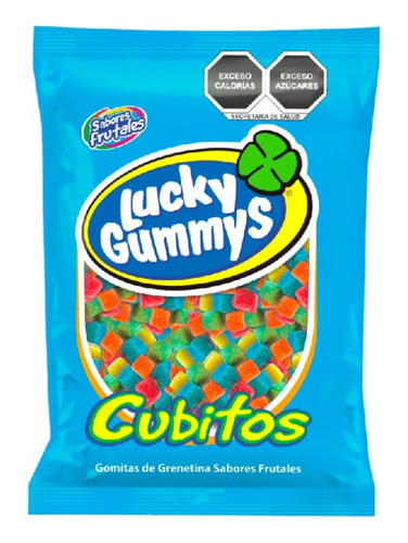 Gomitas Lucky Gummys Cubitos Bolsita De 100 Grs