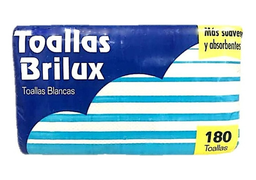 Toalla De Mano Intercalada (blanca) X 1 Bultos*12*180