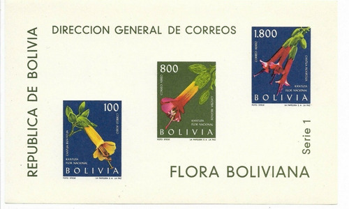 Flores - Kantutas - Bolivia - Block Mint 