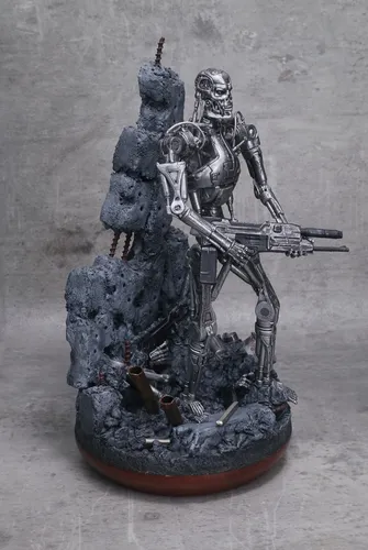 Terminator Neca Endoskeleton - T- 800 C/base Diorama (Usado)