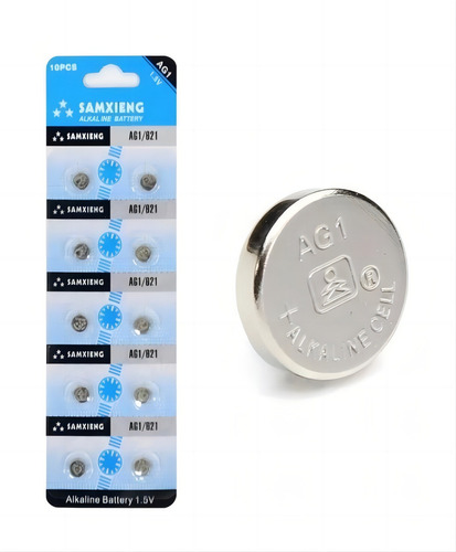 100x Pilas Ag1 Lr621 Alcalinas 1.5v Botón Micro
