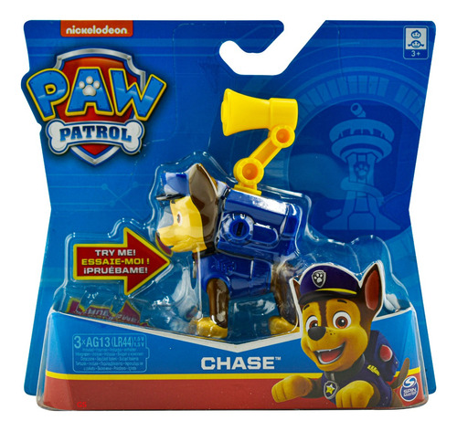 Paw Patrol Chase Figura Con Sonidos 10cm Spin Master