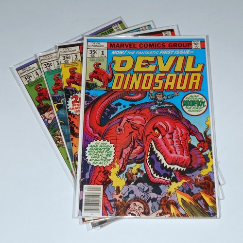 Devil Dinosaur - Lote 4 Números (1 Al 4) - Marvel - Ingles