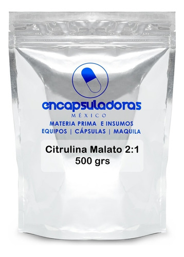 Citrulina Malato 2:1, 500 Grs Sabor Natural