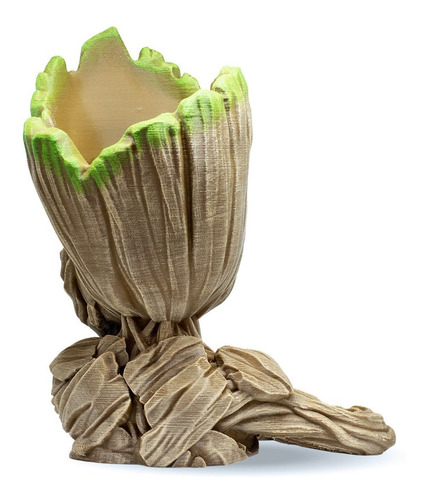 Imagen 3 de 6 de Baby Groot Maceta - Lapicero Figura Impresa En 3d 20 Cm