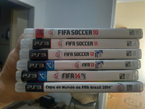 Jogos Ps3 Futebol Fifa 2010 11 12 13 14 E Copa Do Mundo 2014 (Usado)
