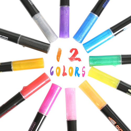12 Rotuladores Para Pintura, Bolígrafos, Arte, Pintura Sobre