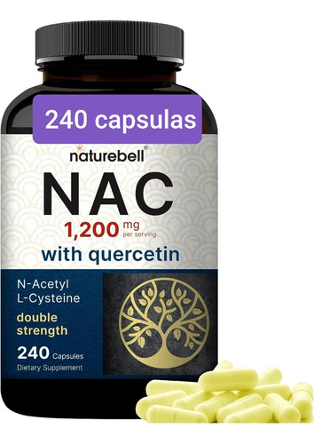 Nac, Acetil Cisteina N-acetyl Cysteine 1200mg, 240cap