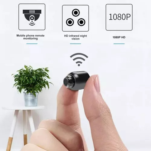 Mini Câmera Wifi Escondida Câmera De Segurança Wifi Noturna*
