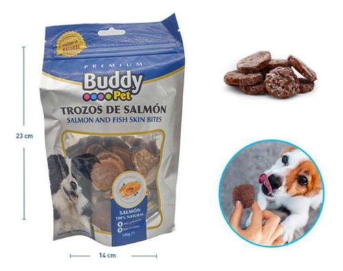 Snack Trozos De Salmón Para Perros