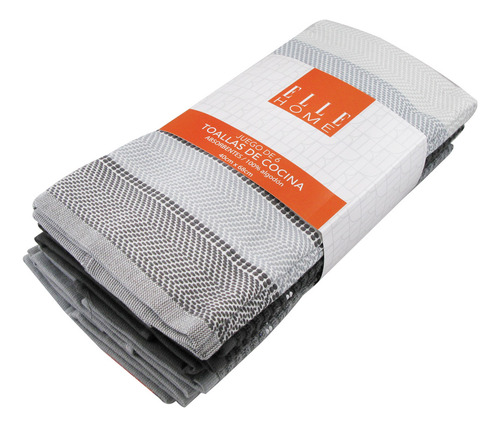 Set Toallas De Cocina 100% Algodón Super Absorbente 6 Pzas