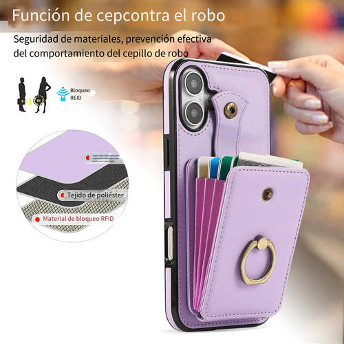 Funda Para Samsung Galaxy S21fe/s20/s20 Plus Funda De Teléfono Tipo Cartera Con Tarjetero Y Anillo Giratorio De 360°