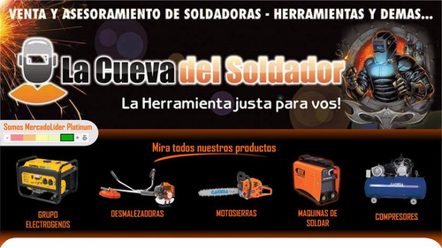 Imagen 3 de 9 de Mig Mag Flux Gas 3en1 Soldadora Inverter 5kg Unica Lacueva