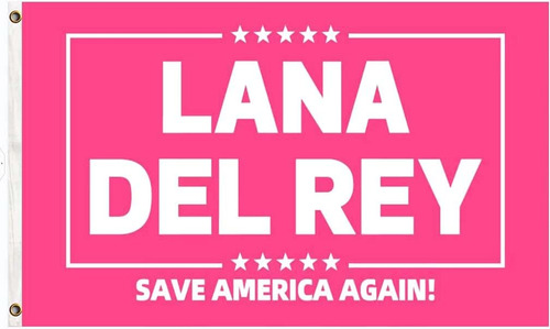 Bandera De Lana Del Rey Lizzy Grant Banderas Para Decoración