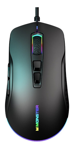 Mouse Gamer Monster Rgb Gaming Kmh5-mbk