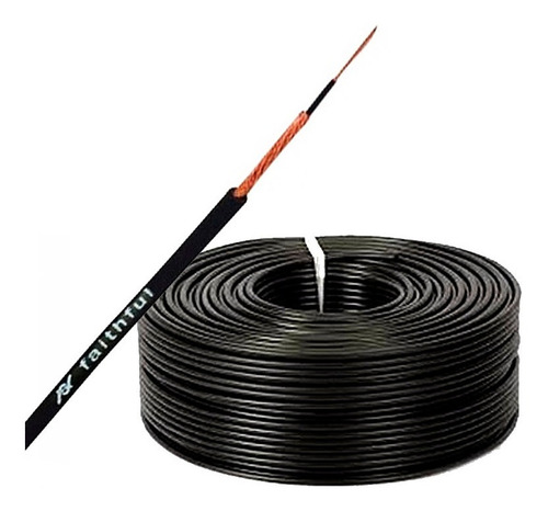 Rollo Cable Audio Microfono Inst Mono 3,7mm Faithful 100 Mts