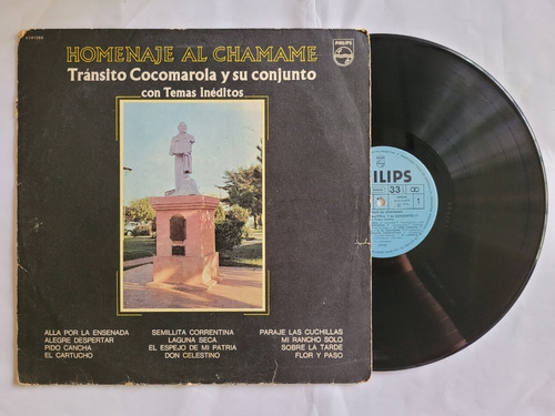 Transito Cocomarola Homenaje Chamame Vinilo Lp 