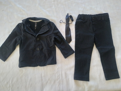 Conjunto Saco Y Pantalón S/ Camisa Bebé