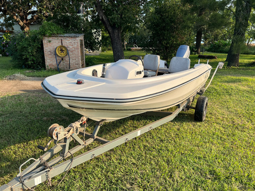 Lancha Bermuda Rabbit Con Motor Johnnson 50 2t