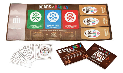 Bears Vs Babies Juego De Mesa Estrategia Juegopoly (Reacondicionado)