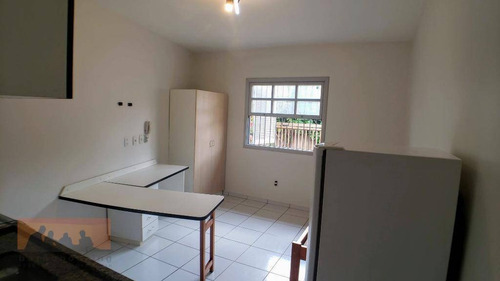 Kitnet Com 1 Dormitório Para Alugar, 19 M² Por R$ 1.050,00/mês - Barão Geraldo - Campinas/sp - Kn0142