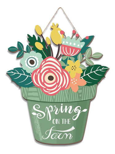 Señal De Primavera Compatible Con La Puerta De Entrada