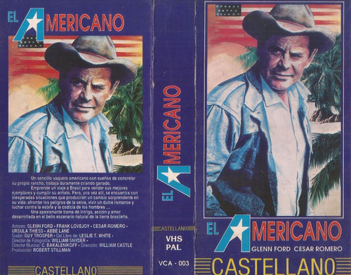 El Americano Vhs En Castellano Glenn Ford Western