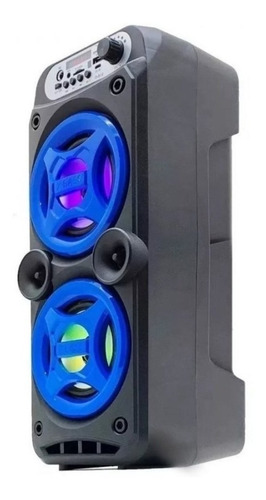 Alto-falante Grasep D-S12 portátil com bluetooth preto 110V/220V