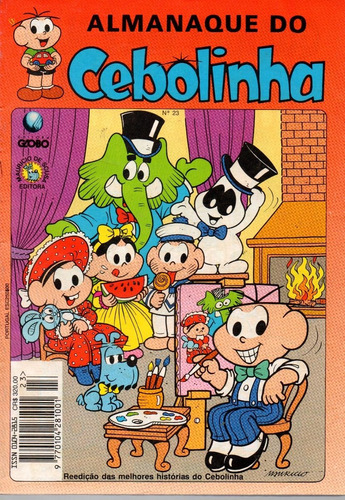 Almanaque Do Cebolinha N° 23 - 84 Páginas Em Português - Editora Globo - Formato 13,5 X 19 - Capa Mole - 1993 - Bonellihq Cx443 E21