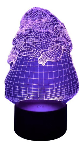 Lámpara 3d Jabba App Incluida Diseño The Hunt Star Wars