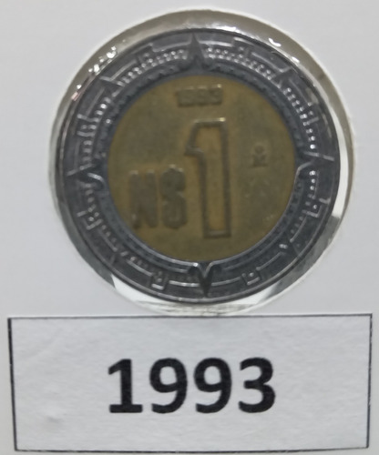 Moneda Set De 1 Nuevo Peso 1992 A 1995 (Usado)