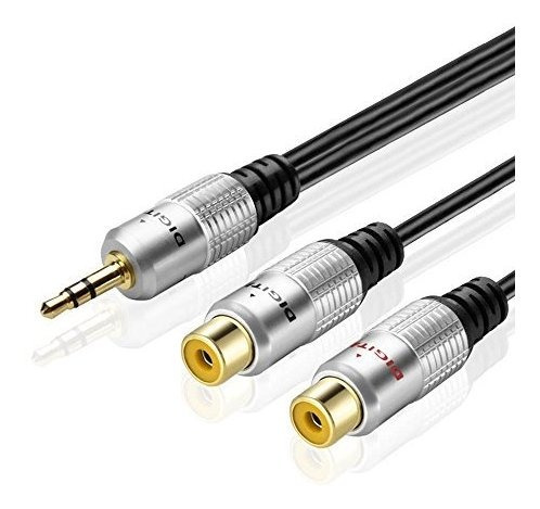 Tnp Premium 3.5mm Macho A Rca Cable De Audio (6ft) Bidirecci