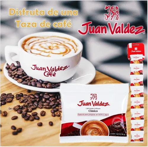 Café Soluble Liofilizado Clasico Juan Valdez X 10 Uds