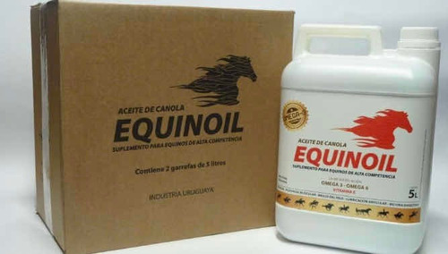 Equinoil Aceite Canola 2 Bidones De 5 Litros Equinos