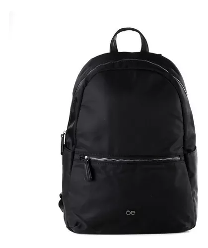 Cloe Mochila Color Negra Porta Laptop PuLG.