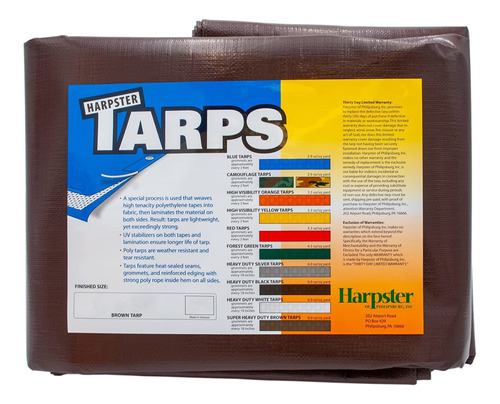 Super Heavy Duty Café Tarp 8 onzas., 20  X40