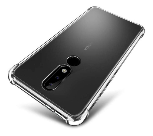 Funda Para Nokia 3.1 Plus Acrigel Transparente Jelly Case