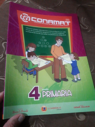 Libro Concurso Nacional De Matematica 4° Primaria 