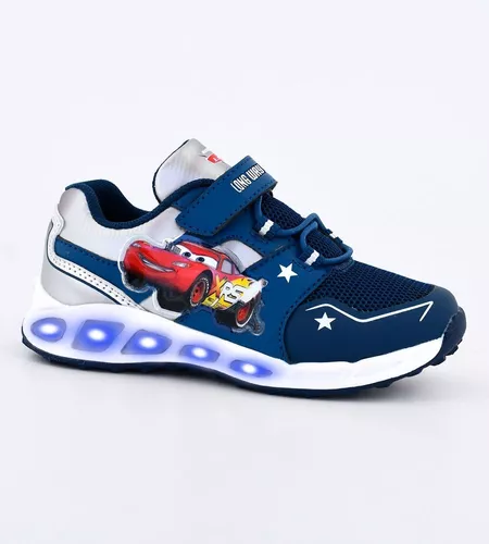 Zapatillas Disney Footy Luces Originales Azul