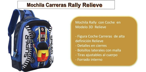 Mochila Carreras Rally Relieve Cuotas