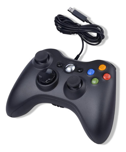 Joystick Usb Para Xbox 360 & Pc Wired Edition X-360 Black