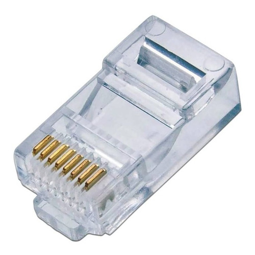 Conector Para Cable De Red Rj-45 100 Piezas