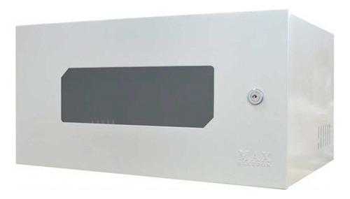 Rack 5u X 350mm 19 Porta Visor Acrílico Para Dvr Gravador Cor Branco