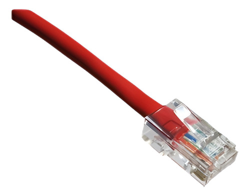 Axiom 25ft Cat6 550mhz Parche Cable No Arranqueado (rojo)