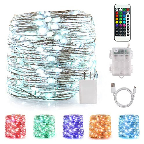 Led String Lights Indoor Fairy Lights Multi Color Chang...