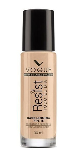 Base De Maquillaje Vogue Resist Larga Duración 30ml