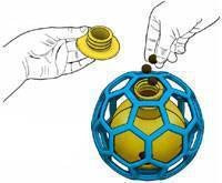 Imagem 2 de 4 de Brinquedo De Cachorro Bola Porta Petisco Treat Ball Grande